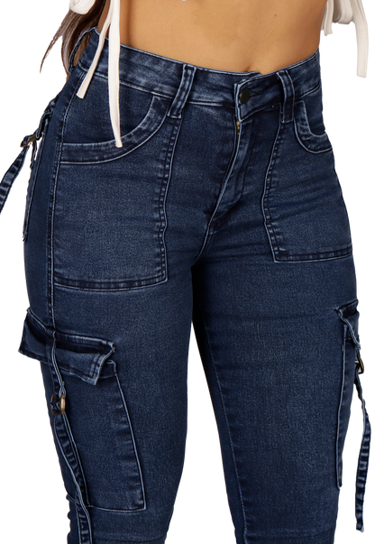 CurveTactik™ - Skini jeans Cargo Levanta Gluetos
